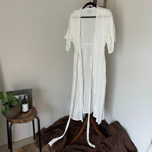 White Wrap Dress